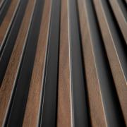 Obkladová lamela Fineza Slat Small Dark oak hnědá. im-1200-SLAT01DO-003