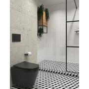 WC závěsné Vitra Integra Rim-Ex včetně sedátka se softclose, zadní odpad, černá mat 7041-083-6285. obr. 3&nbsp;