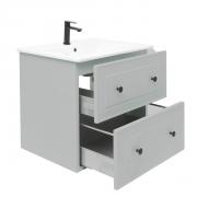 Koupelnová skříňka s keramickým umyvadlem Naturel Forli 60x45x46 cm šedá mat FORLI60GMU (obr. 2)