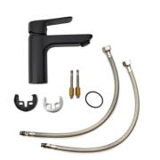 Umyvadlová baterie SAT Cube Way bez výpusti černá matná CU271MC. obr. 6&nbsp;