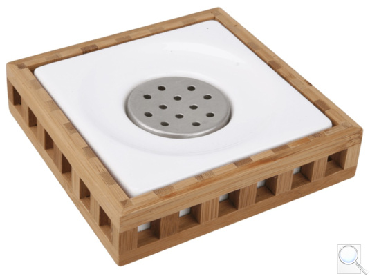 Mýdlenka Optima Libra bílá/bambus LIB39. obr. 1