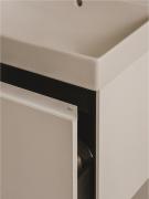Koupelnová skříňka s keramickým umyvadlem Roca Ona 80x64,5x46 cm písková mat ONA802ZPMP (obr. 5)