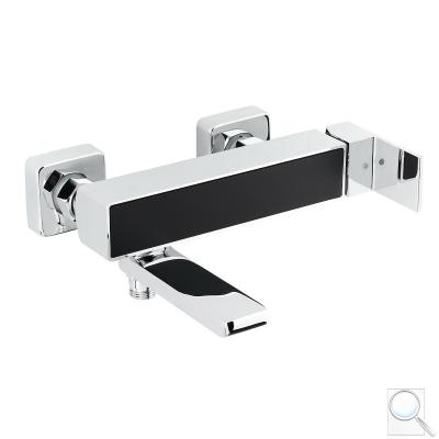 Vanová baterie SIKO Elements bez sprchového setu 150 mm černá/chrom SIKOBSEL222DC 