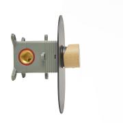 Sprchová baterie SAT Fusion včetně podomítkového tělesa páka světlé dřevo mat SATBSFU210DSC. (6)