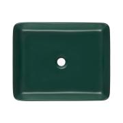 Umyvadlo na desku SAT Infinitio 50x40 cm tmavě zelená mat bez přepadu SATINF5040DGEM. obr. 3&nbsp;