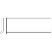 Sokl s požlábkem Rako Betonico tmavě béžová.