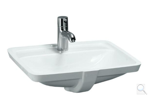 Umyvadlo Laufen Pro 49x36 cm otvor pro baterii uprostřed H8119664001041. obr. 1