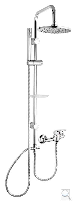 Sprchový systém Multi s pákovou baterií chrom MULTIPIPEKBAT. 