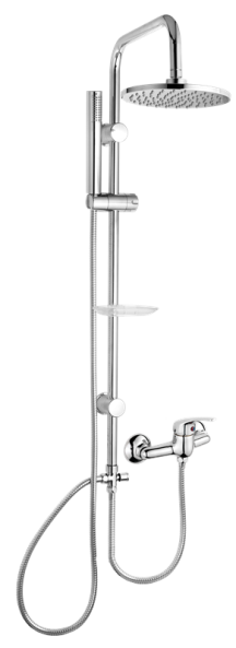 Sprchový systém Multi s pákovou baterií chrom MULTIPIPEKBAT