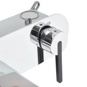 Umyvadlová baterie SAT Fusion včetně podomítkového tělesa chrom lesk SATBSFU101TC. obr. 3