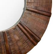 Zrcadlo SAT 90x90 cm hnědá SATZSAF90. &nbsp;(3)