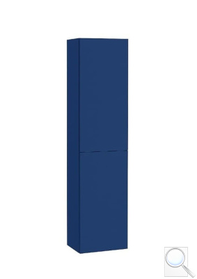 Koupelnová skříňka vysoká Roca Optica 35x150x25 cm modrá mat A857702551. obr. 1