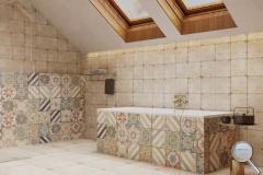 Koupelna Cir Havana - koupelna-cir-havana-rustikalni-podkrovni-s-vanou-003
