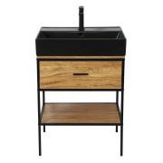 Koupelnová skříňka pod umyvadlo na desku Naturel Blackframe 60x73x46 cm javor lesk BFRAMEUMD. obr. 8&nbsp;