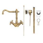 Umyvadlová baterie Paffoni Ricordi s výpustí bronz IR085BR. obr. 6&nbsp;