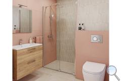 Koupelna Medley Pink - SIKO-koupelna-se-sprchovym-koutem-v-pastelovem-provedeni-serie-Medley-003