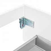 Koupelnová skříňka s umyvadlem SAT Evolution 98x30x44,8 cm bílá mat SATEVO100WMU2B (obr. 6)