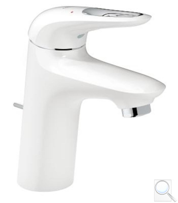 Umyvadlová baterie Grohe Eurostyle New s výpustí Moon White / chrom 23374LS3. 