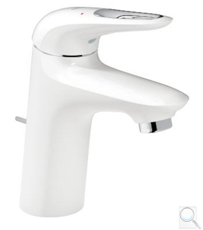 Umyvadlová baterie Grohe Eurostyle New s výpustí Moon White / chrom 23374LS3. 