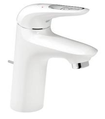 Umyvadlová baterie Grohe Eurostyle New s výpustí Moon White / chrom 23374LS3