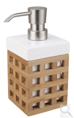 Dávkovač mýdla Optima Libra bílá/bambus LIB99.