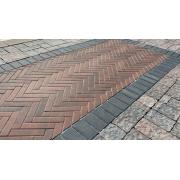 Venkovní betonová dlažba CSB - COLETA. Povrch hladký - barva COLORMIX MATTONE 