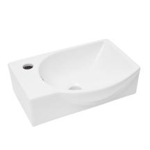 Umyvadlo SAT Brevis 40,5x28 cm otvor pro baterii vlevo SATBRE4028L