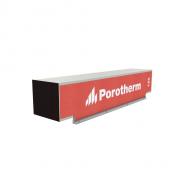Překlad Porotherm KP Vario UNI 100 - 175 cm - Keramické roletové (červené)