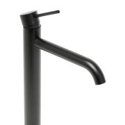 Vysoká umyvadlová baterie SAT Aurum bez výpusti černá matná SATBAUR285C. obr. 3