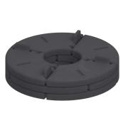 Gumový terč Alliq pod 2cm dlažbu, výška 8 mm.  