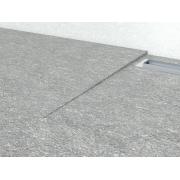 Spádová lišta Havos do sprchového koutu. Sprchový kout bez spádové lišty