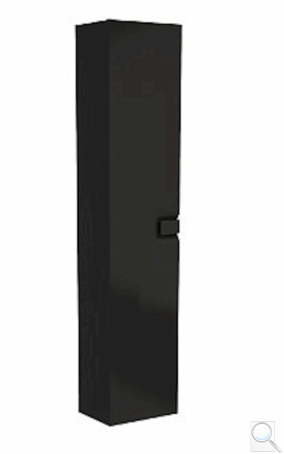 Koupelnová skříňka vysoká Kolo Twins 35x27,5x180 cm černá mat 88462000. 