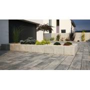 Venkovní betonová dlažba CSB CORTILA. povrch HLADKÝ - barva COLORMIX NOARBLANC