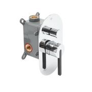 Vanová baterie SAT Fusion včetně podomítkového tělesa chrom lesk SATBSFU215TC. obr. 2&nbsp;