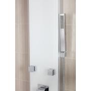 Sprchový panel Anima Glass Shower na stěnu s termostatickou baterií bílá GLASHOWER. obr. 11 