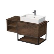 Koupelnová skříňka pod umyvadlo Naturel Oxo 110x58x50 cm měď mat OXO110P701ZKDPM. obr. 2