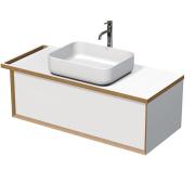 Koupelnová skříňka pod umyvadlo s držákem ručníku Naturel Oxo Multi 118x39x50 cm bílá mat OXOMULTI110KDLP. obr. 2 