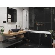 Vanová zástěna SAT TGD NEW 150x80 cm černá SATTGVZO150CT. obr. 6