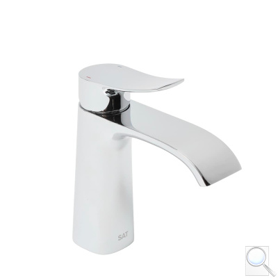 Umyvadlová baterie SAT Infinitio bez výpusti chrom SATBSINF271. obr. 1