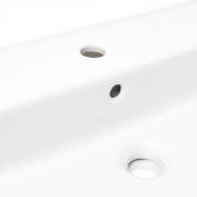 Umyvadlo SAT Infinitio 60,5x46,5 cm otvor pro baterii uprostřed bílá SATINF6046 (obr. 4)