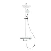 Sprchový systém SAT s vanovým termostatem bílá/chrom SATSSTKP3F. obr. 2