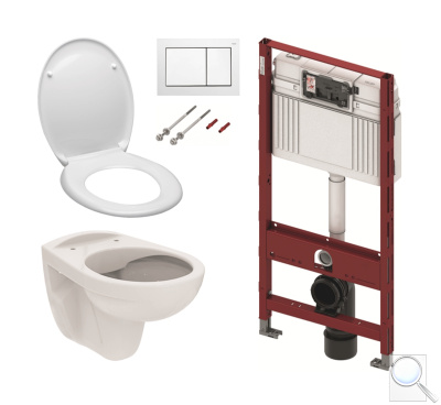 WC komplet do sádrokartonu - Set TECE 5v1 KMPLSIKOTS. 