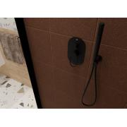 Vanová baterie SAT Fusion včetně podomítkového tělesa matná černá SATBSFU215KPCC. obr. 7&nbsp;