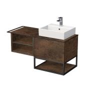 Koupelnová skříňka pod umyvadlo Naturel Oxo 110x58x50 cm měď mat OXO110P601ZKDLM. obr. 2 
