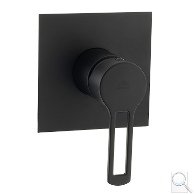 Sprchová baterie Paffoni Ringo včetně podomítkového tělesa černá RIN010NO.