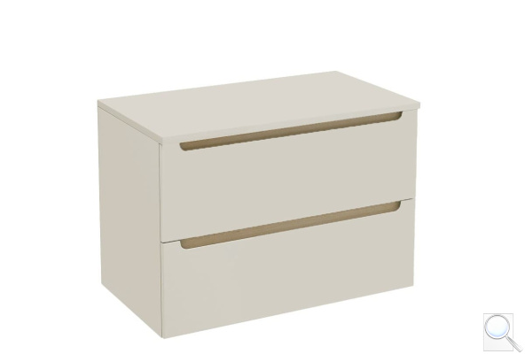 Koupelnová skříňka s krycí deskou Naturel Stilla 80x60x45 cm kašmír mat STILLADK08057D. obr. 1