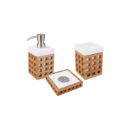 Mýdlenka Optima Libra bílá/bambus LIB39. obr. 3