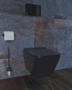 WC závěsné SAT Infinitio se sedátkem softclose, černá mat zadní odpad SATINF012SREXPBKM (obr. 10)