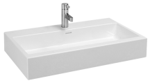 Nábytkové umyvadlo Laufen Living City 80x46 cm otvor pro baterii uprostřed H8174360001041