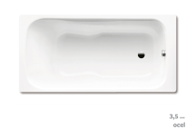 Obdélníková vana Kaldewei Mya smaltovaná ocel alpská bílá